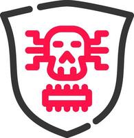 diseño de icono creativo de malware vector