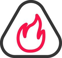 Flame Creative Icon Design vector