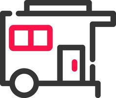 Caravan Creative Icon Design vector