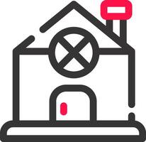 Gingerbread House Creative Icon Design vector