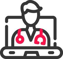 Digital Medicine Creative Icon Design vector