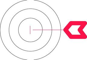 Target Creative Icon Design vector