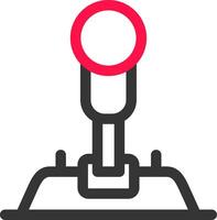 diseño de icono creativo de joystick vector