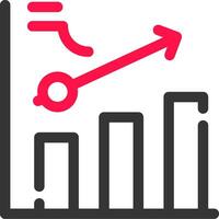 Clustered Bar Creative Icon Design vector
