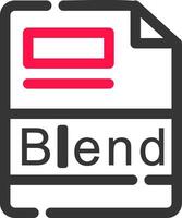 Blend Creative Icon Design vector