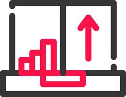 Clickstream Analysis Creative Icon Design vector