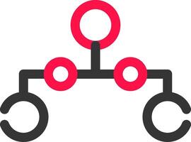 Circle Picture Hierarchy Creative Icon Design vector