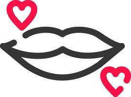 Lips Creative Icon Design vector