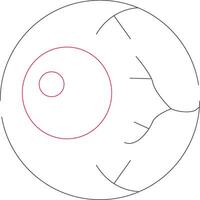 Eyeball Creative Icon Design vector
