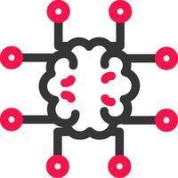 Neuroimaging Creative Icon Design vector
