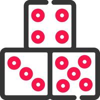 Domino Piece Creative Icon Design vector