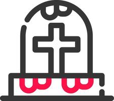 Cementery Creative Icon Design vector