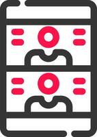 Videocall Creative Icon Design vector