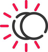 Eclipse Creative Icon Design vector