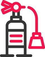 Fire Extinguisher Creative Icon Design vector