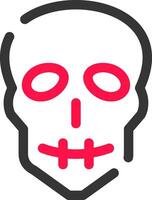 diseño de icono creativo de calavera vector