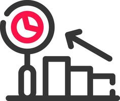 Predictive Analytics Creative Icon Design vector