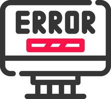 Error Creative Icon Design vector