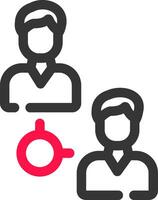Networking Group Creative Icon Design vector