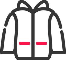 diseño de icono creativo de chaqueta vector