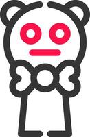 Line Two Color Design vector