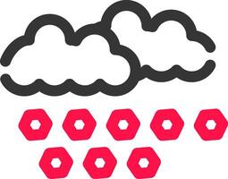 Hailstorm Creative Icon Design vector
