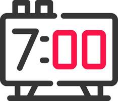 Alarm Clock Creative Icon Design vector