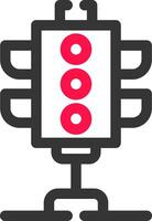 Traffic Lights Creative Icon Design vector