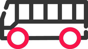 Bus Creative Icon Design vector