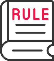 Rule Creative Icon Design vector