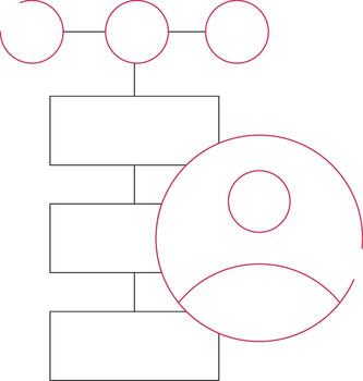 Client Database Creative Icon Design vector