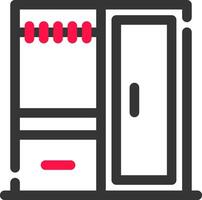 Wardrobe Creative Icon Design vector