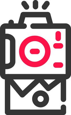 Instant Camera Creative Icon Design