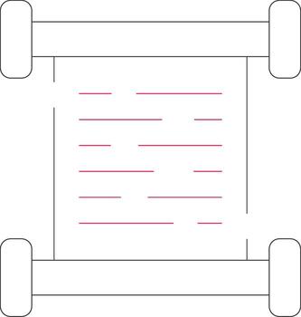 Scroll Creative Icon Design vector