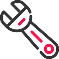 Wrench Creative Icon Design vector
