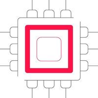 Processor Creative Icon Design vector