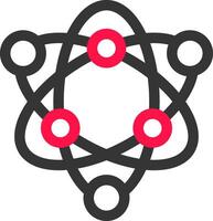 Atom Creative Icon Design vector