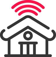 Smart Home Creative Icon Design vector