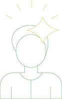 Suffering Creative Icon Design vector