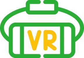 VR Glasses Creative Icon Design vector