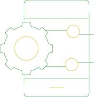 Project Management App Creative Icon Design vector