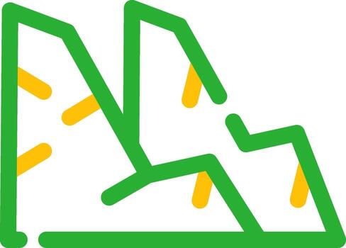 diseño de icono creativo de minería vector