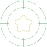 Target Creative Icon Design vector