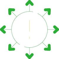 Diversification Creative Icon Design vector