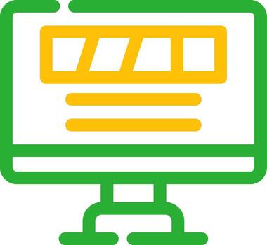 diseño de icono creativo de progreso vector