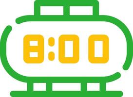Digital Clock Creative Icon Design vector