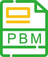 PBM Creative Icon Design vector