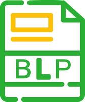 BLP Creative Icon Design vector