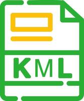 KML Creative Icon Design vector