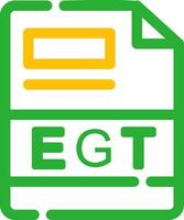 EGT Creative Icon Design vector